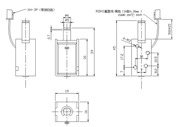 电饭煲用推拉式爱体育网页版-爱体育（中国）
尺寸图